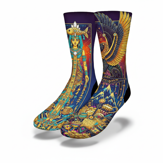 Anunnaki Sumerian Deity 1 Socks