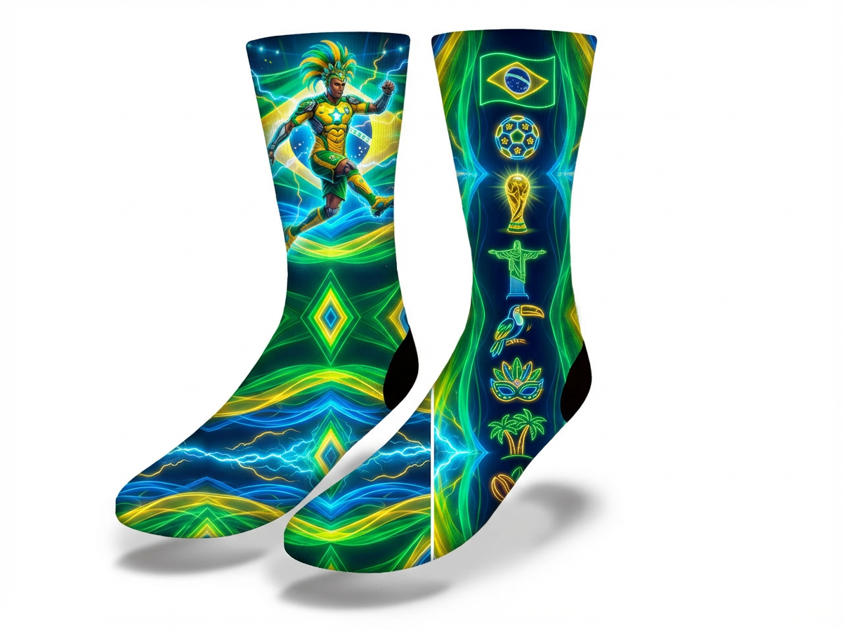 BRAZIL br WC26 Socks Soccer World Cup
