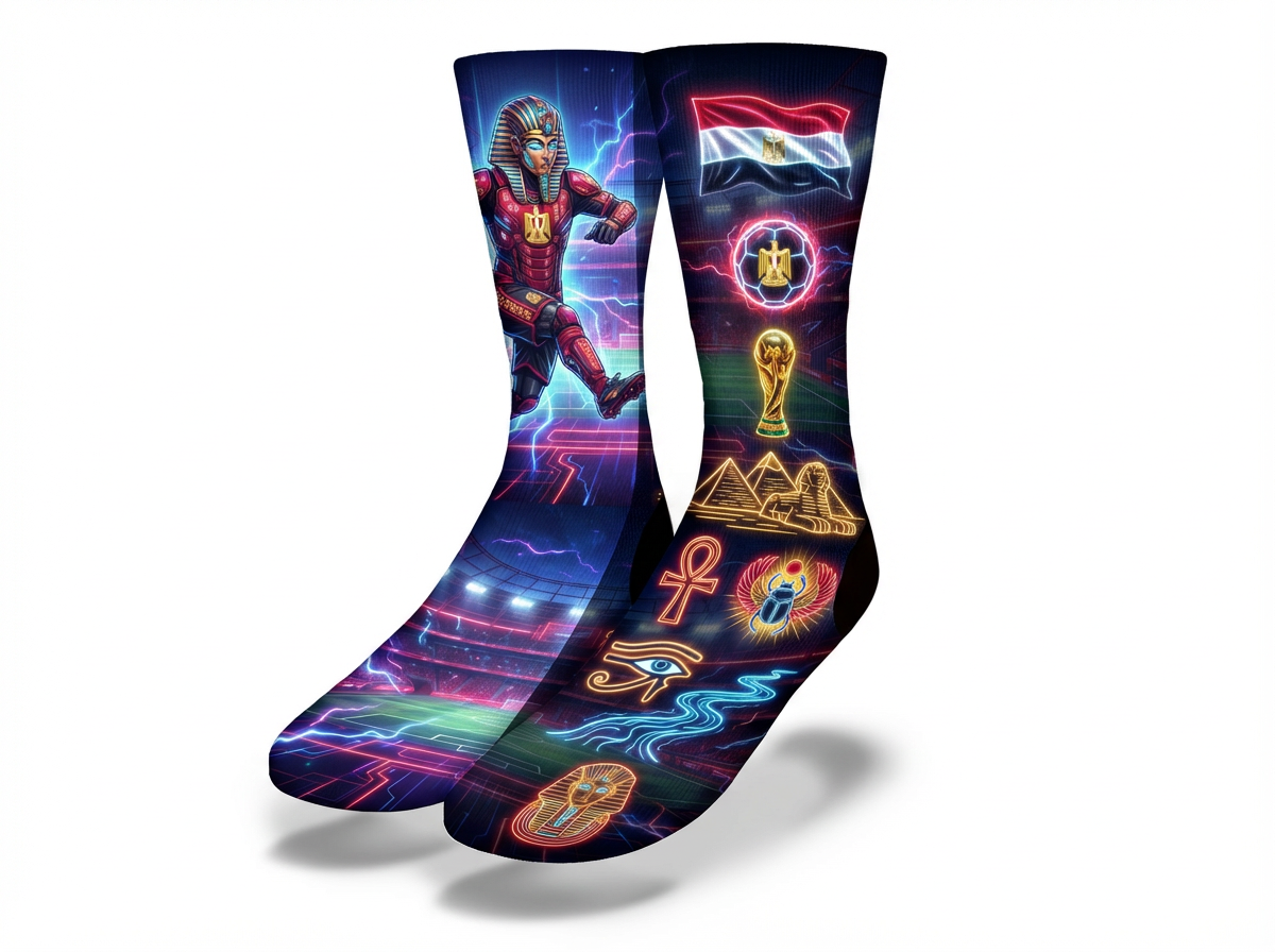 EGYPT eg WC26 Socks Soccer World Cup
