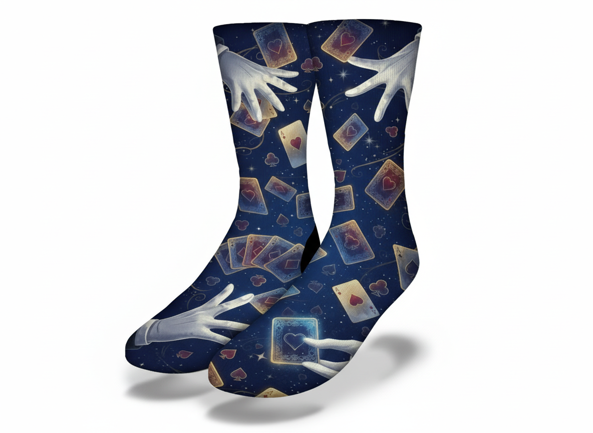 Magic Hand Cardtrip socks