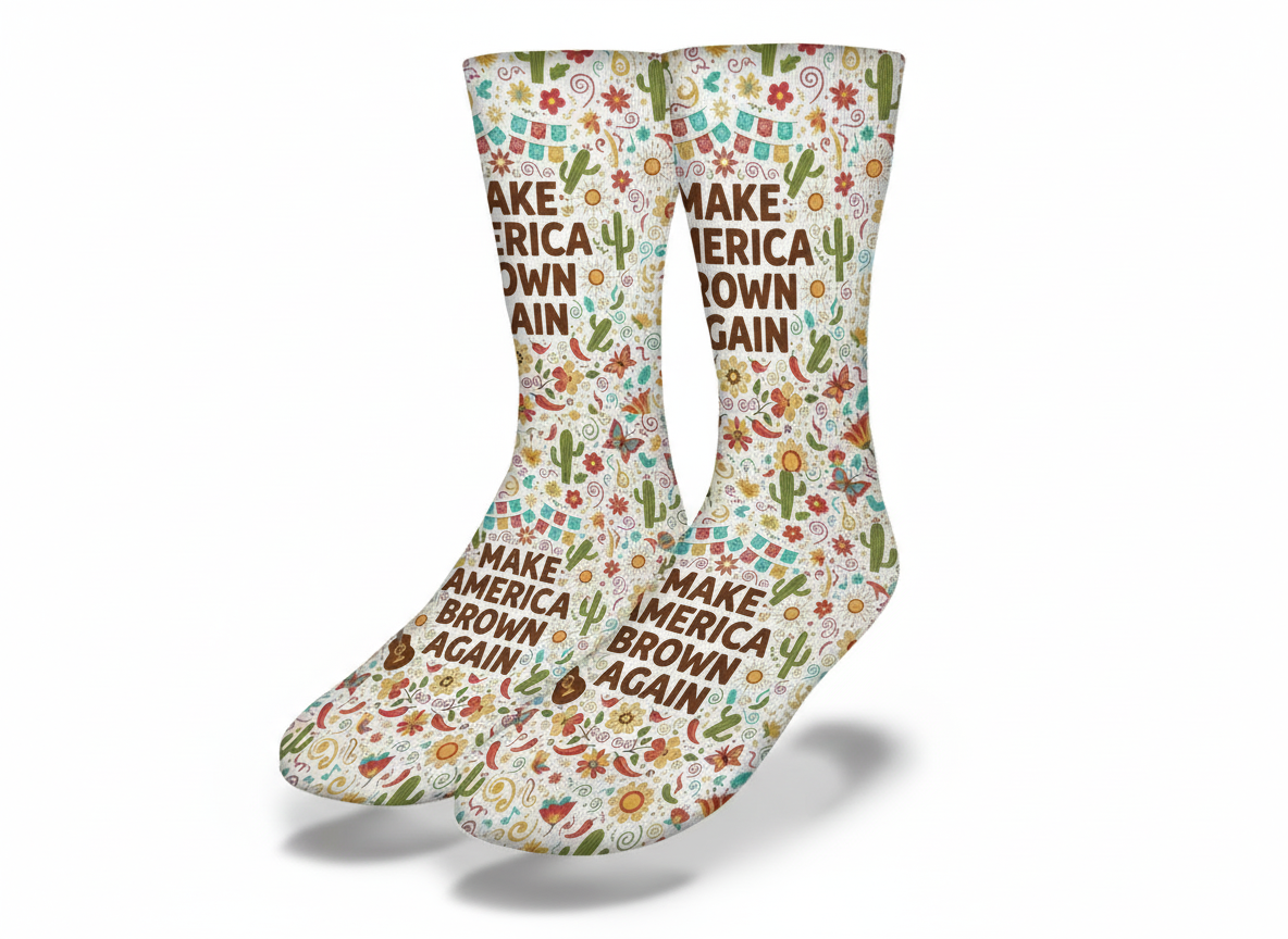 Make America Brown again socks