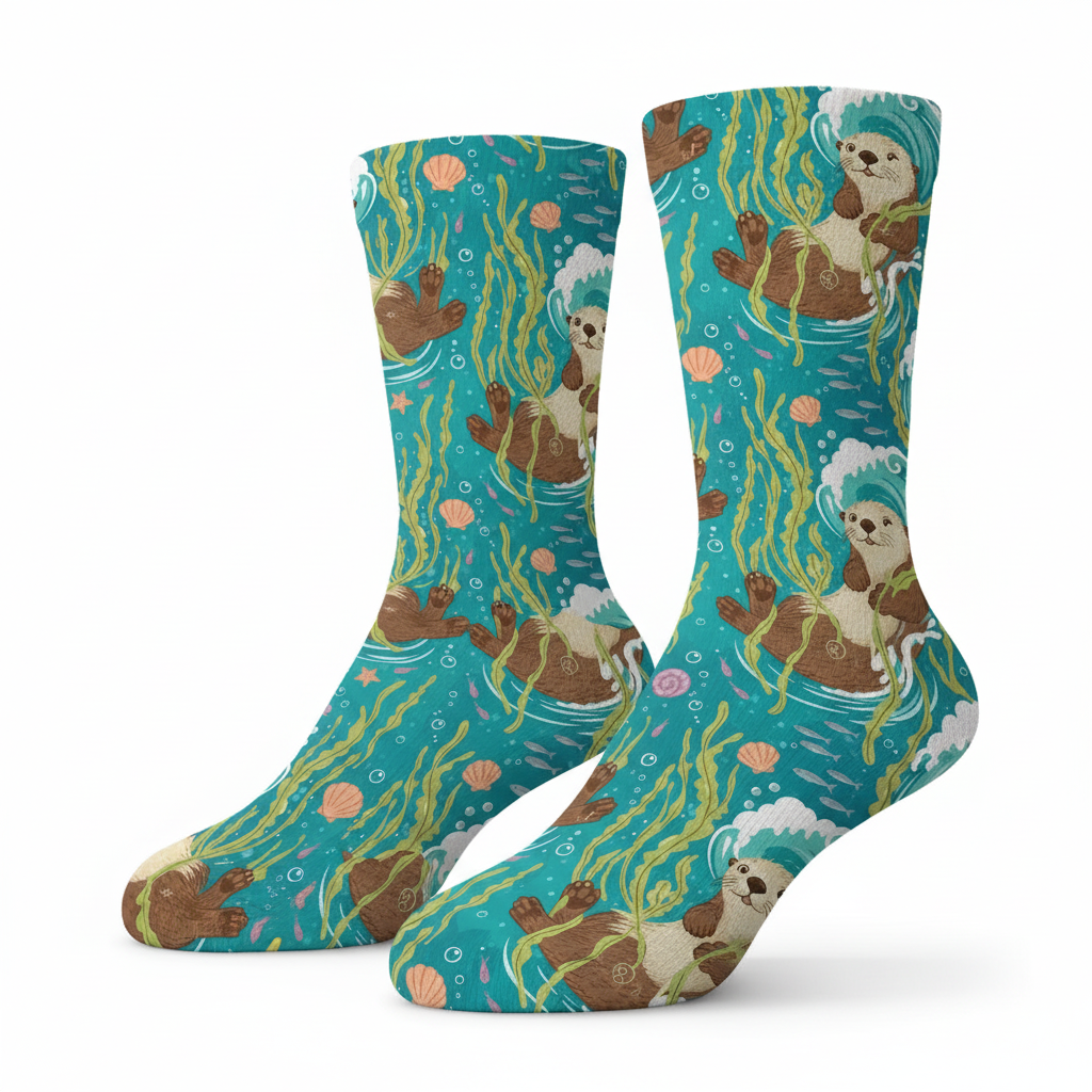 Otter Wave Socks