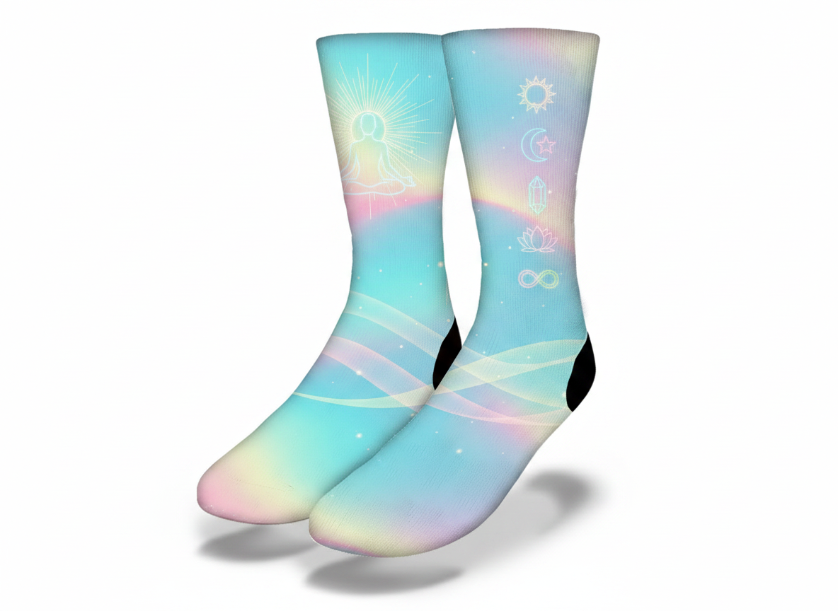 Pastel Aura Manifestatio Socks