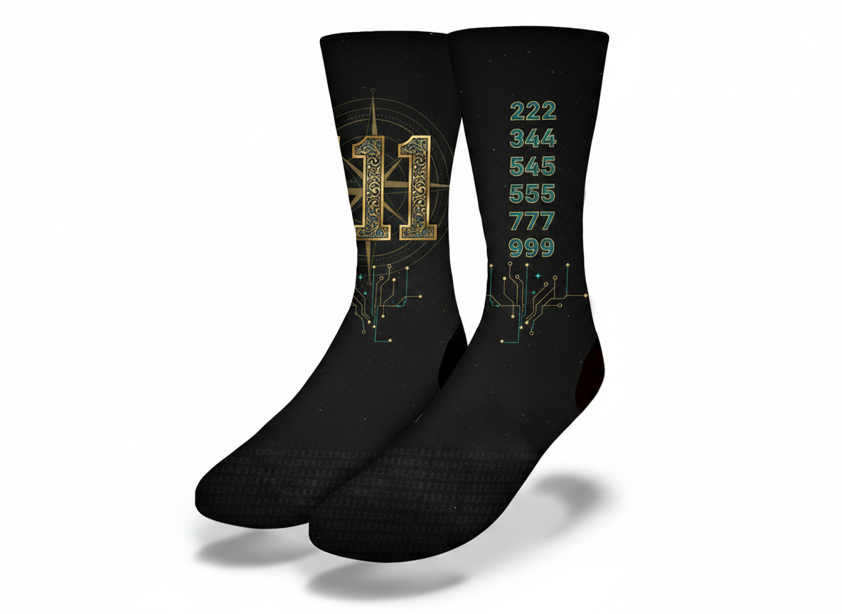 Quantum 111 Circuit Socks