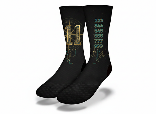 Quantum 111 Circuit Socks