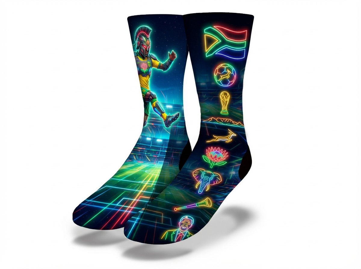 SOUTH AFRICA za WC26 Socks Soccer World Cup