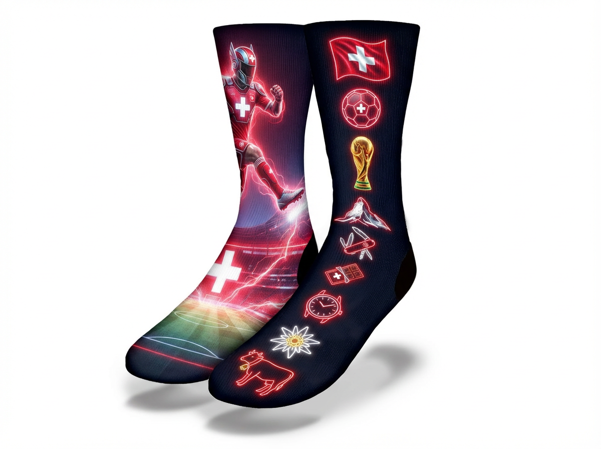 SWITZERLAND ch WC26 Socks