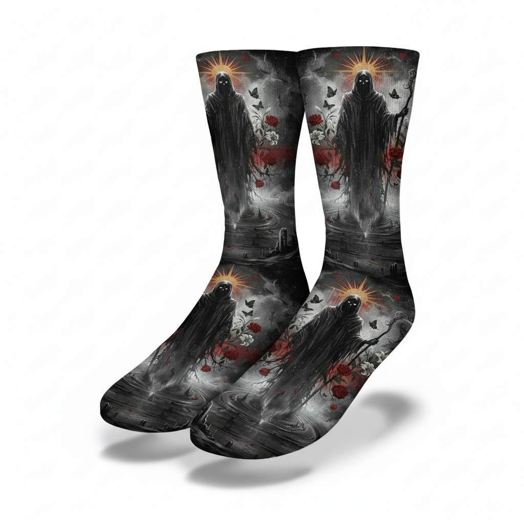 Tarot Card The Death socks