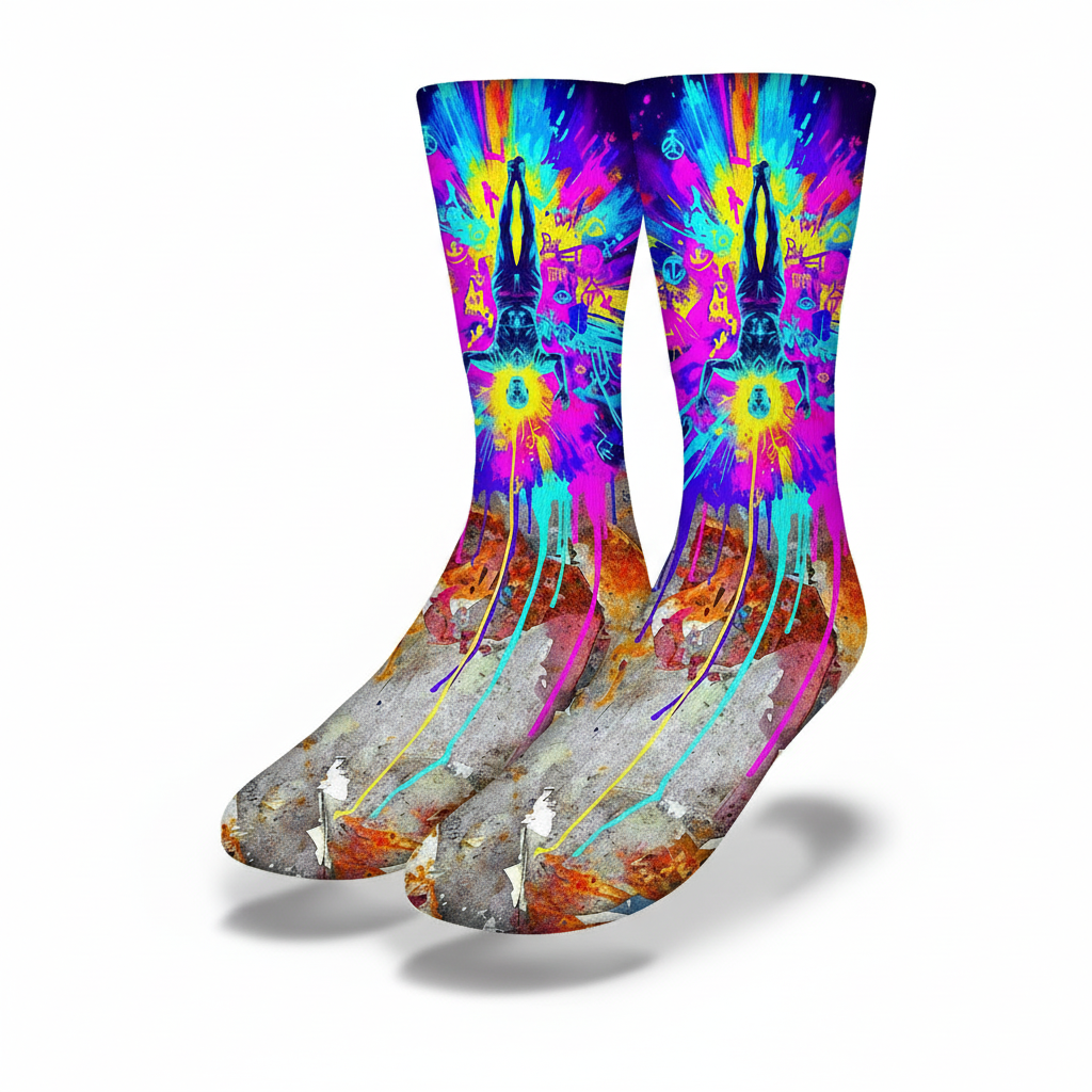 Tarot Card The Hangman Socks