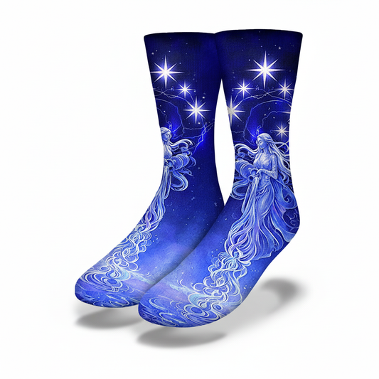 Tarot Card The Star Socks