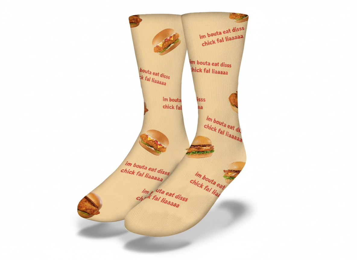 Chick fil a socks