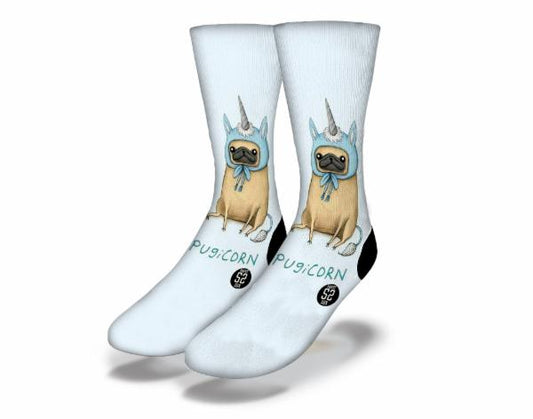 PUGICORN Funny Dog Socks