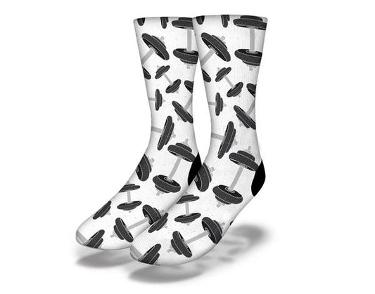 LIFTING DUMBELLS Fun Gym Socks