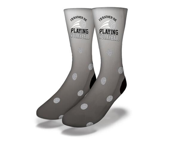 Id Rather Be Playing Volleyball Gradient