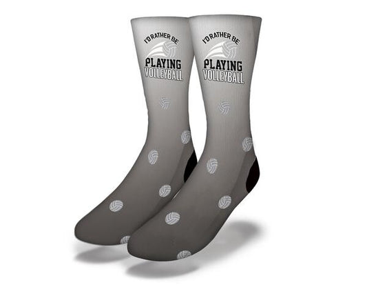 Id Rather Be Playing Volleyball Gradient