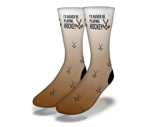 Id Rather Be Playing Hockey Gradient