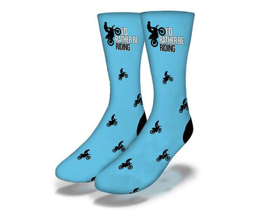 I'd Rather Be Riding a Dirt Bike Blue