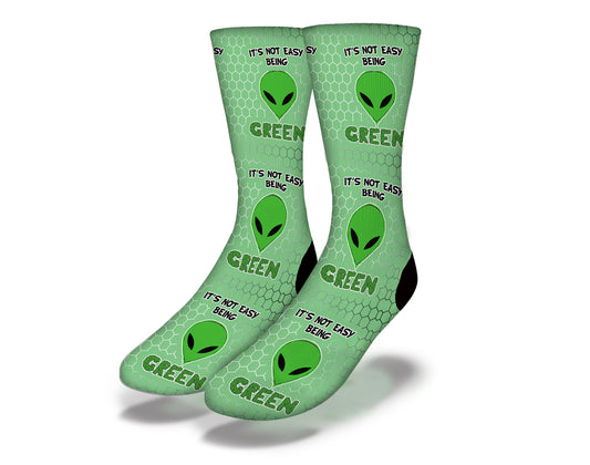 Alien Being Green Abstract