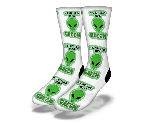 Alien Being Green White