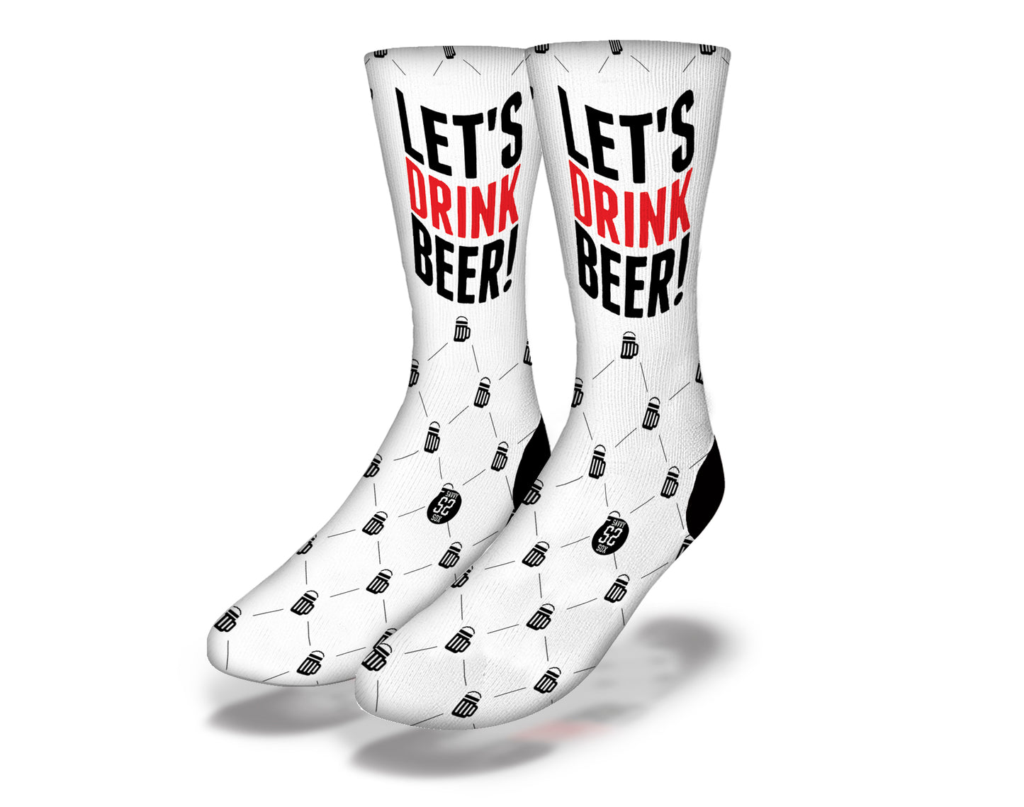 Lets Drink Beer Grey