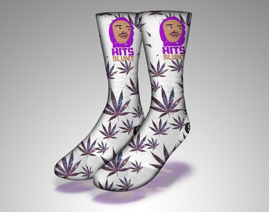 HITS BLUNT CANNABIS COLLAB Fun Weed Socks