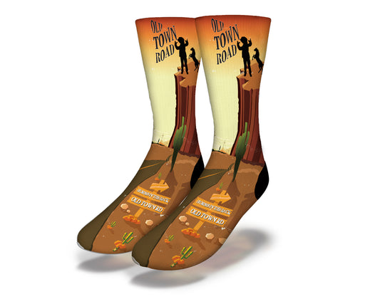 Old Town Road Cowboy Socks