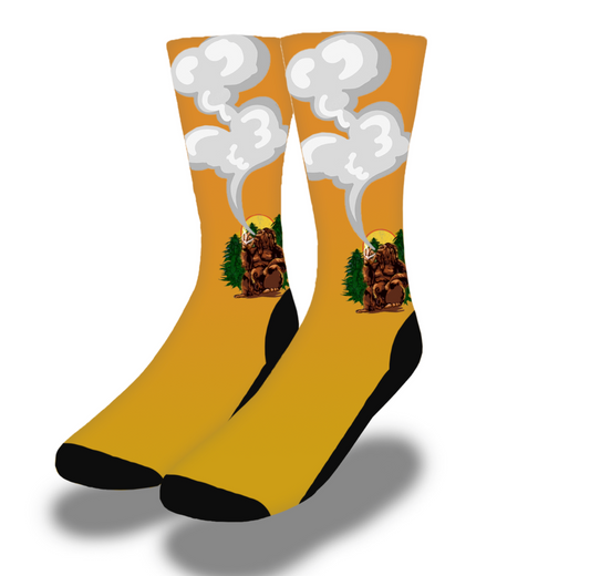 Smokin Sasquatch Socks