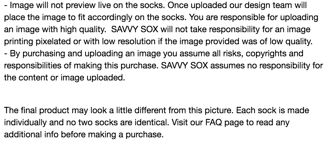 Custom Father's Day Socks