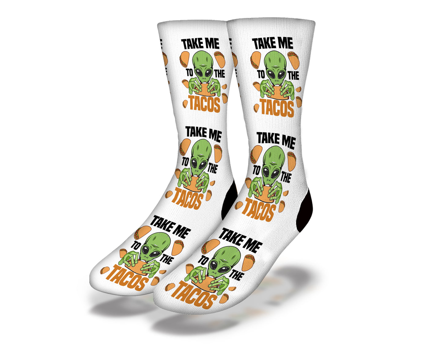 Alien Take Me To Tacos Tiled