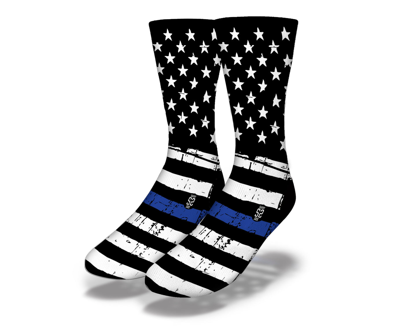 Thin Blue Line (style 2) Socks