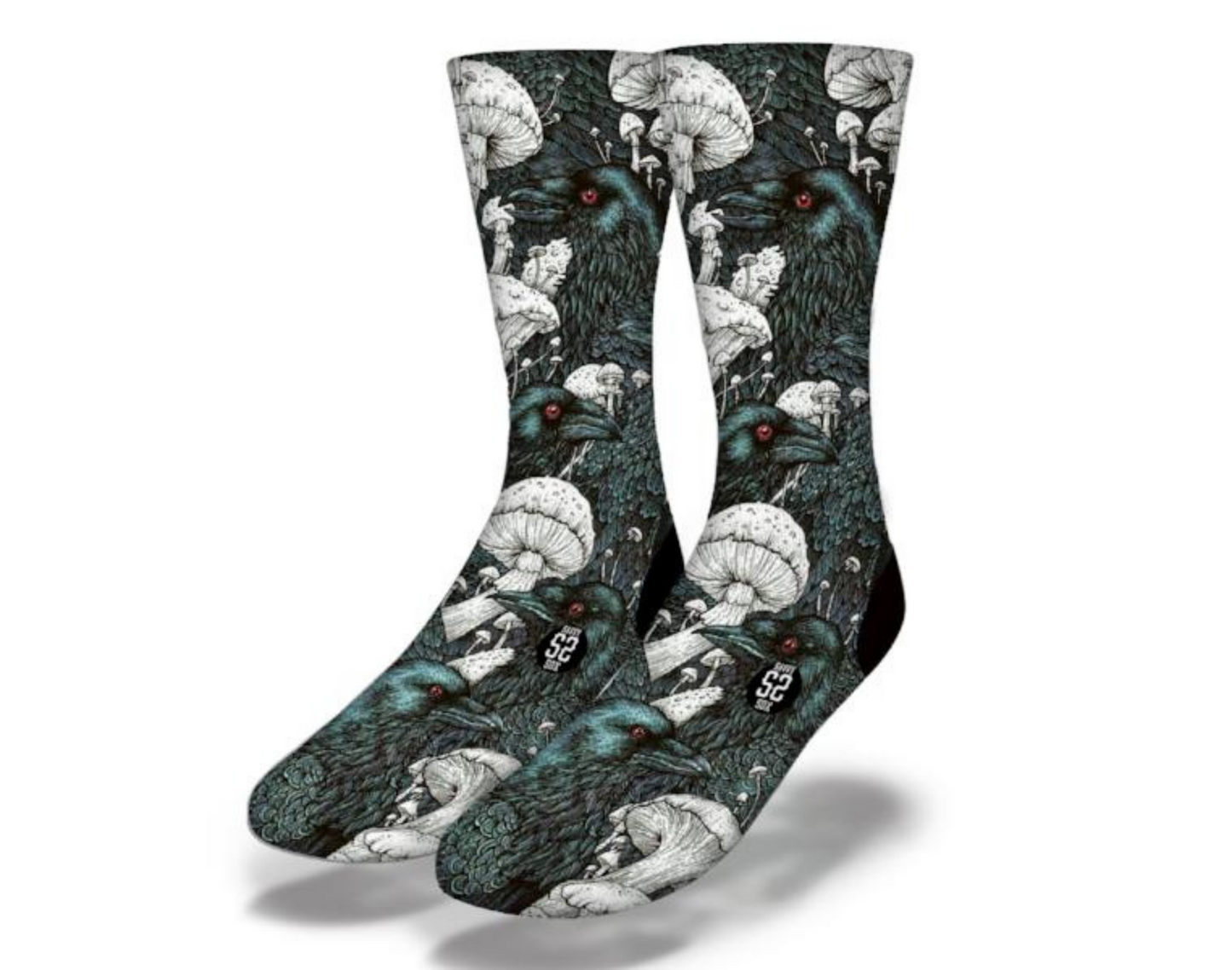 MAGIC MUSHROOM Psychedelic Halloween Socks