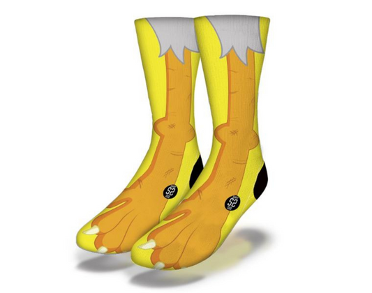 CRAZY CHICKEN LEGS Funny Animal Socks