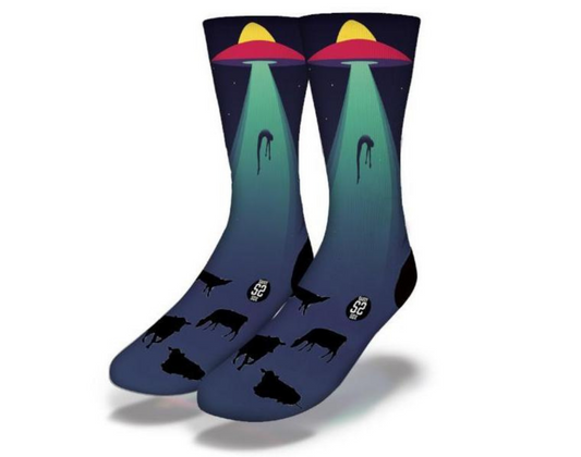 Alien Abduction Socks