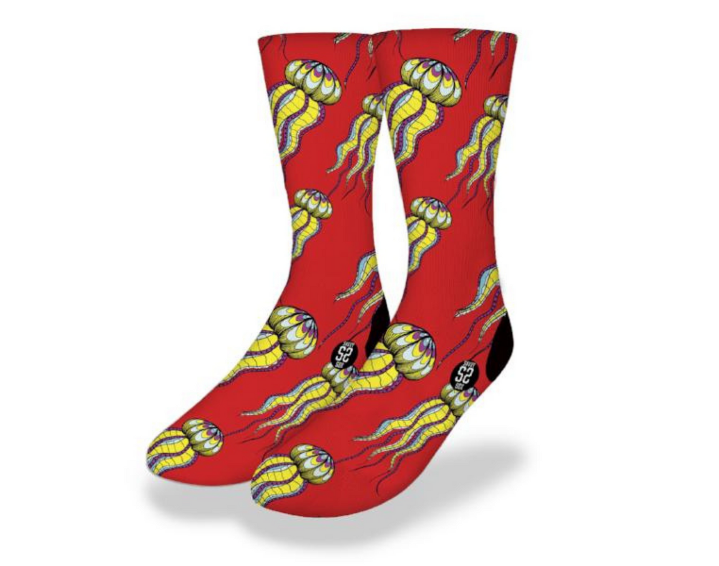 TROPICAL JELLYFISH Fun Sea Life Socks