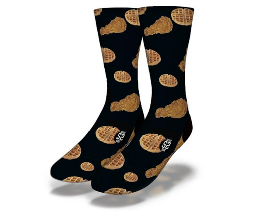 Chicken and Waffles Black