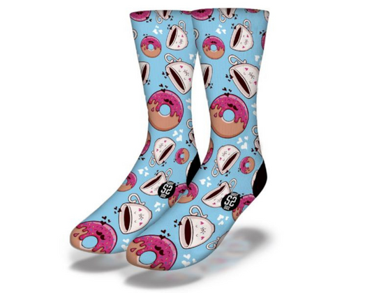 Coffee and Donuts Socks