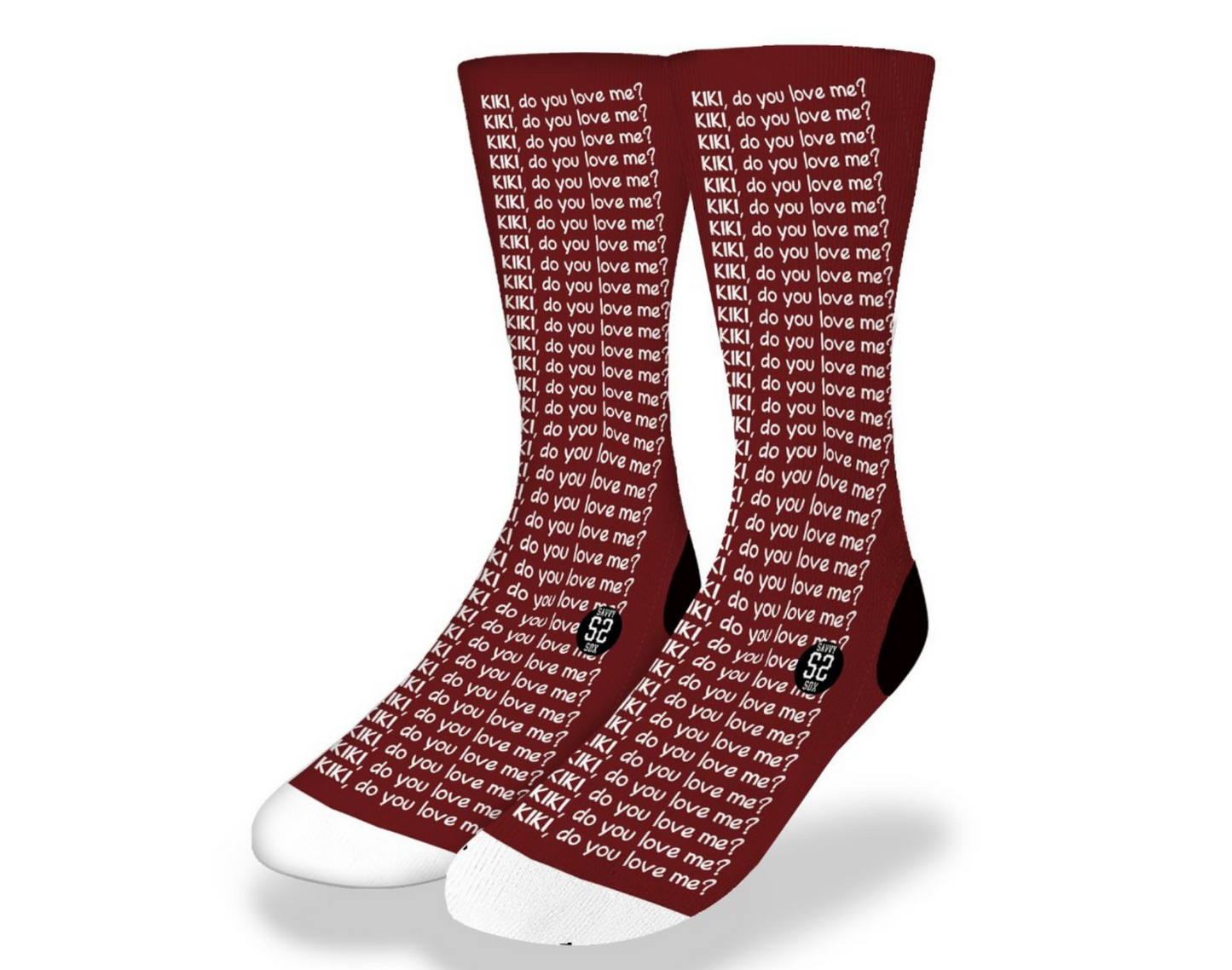 Kiki Do You Love Me All Over Socks