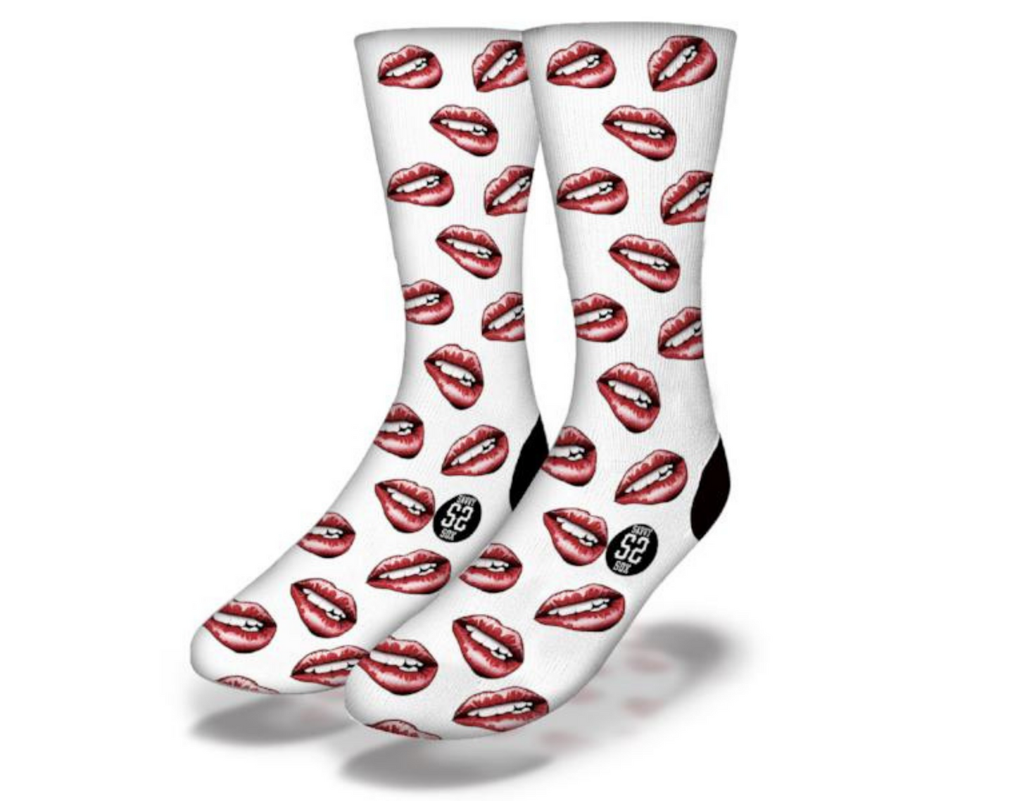Biting Lips Socks