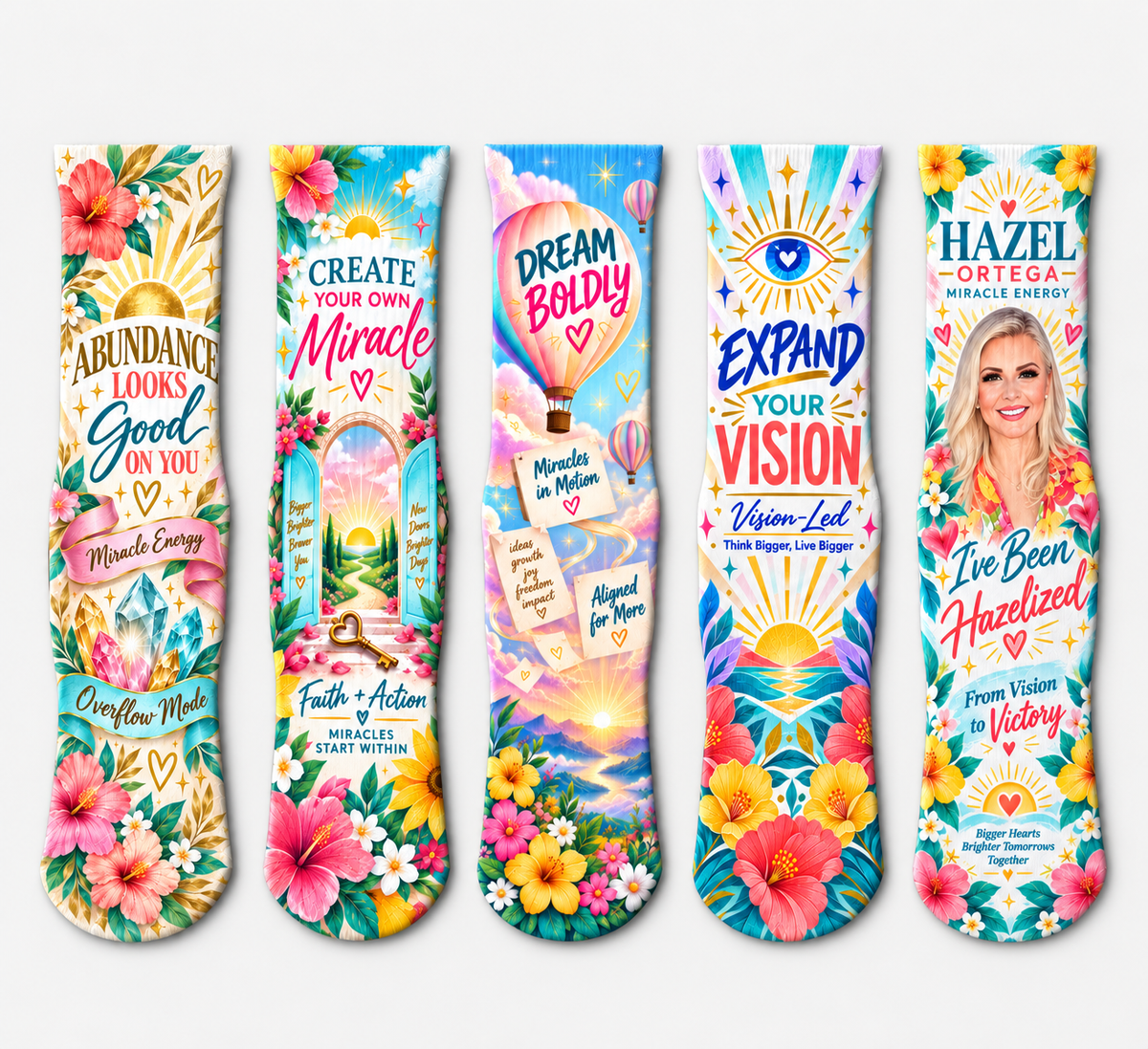 Manifest University Dream of Miracles 5 pack Socks