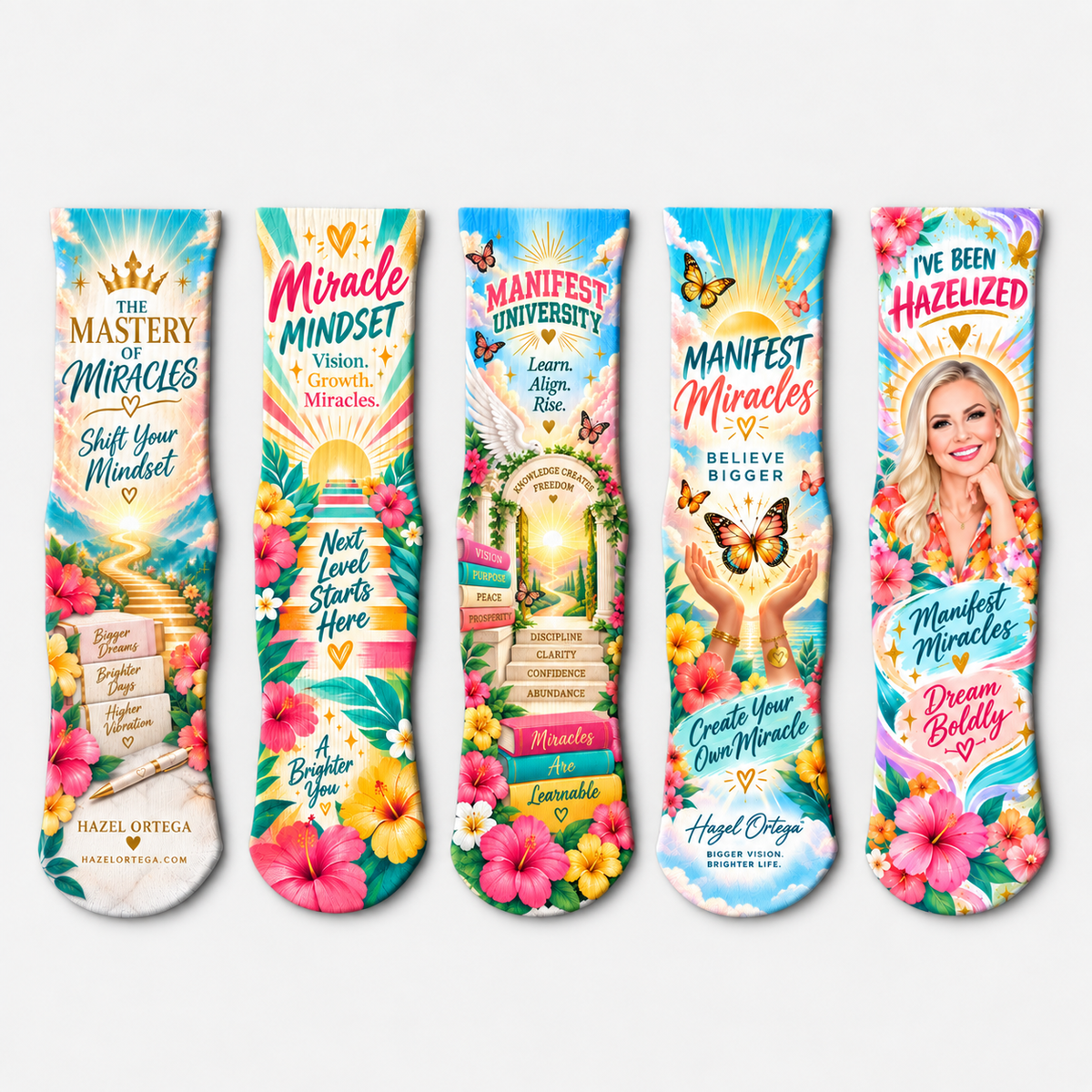 Manifest University Dream of Miracles 5 pack Socks