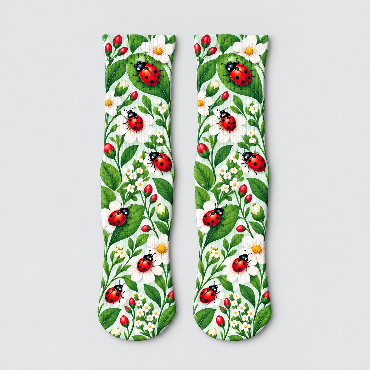 Insects Ladybug Garden socks