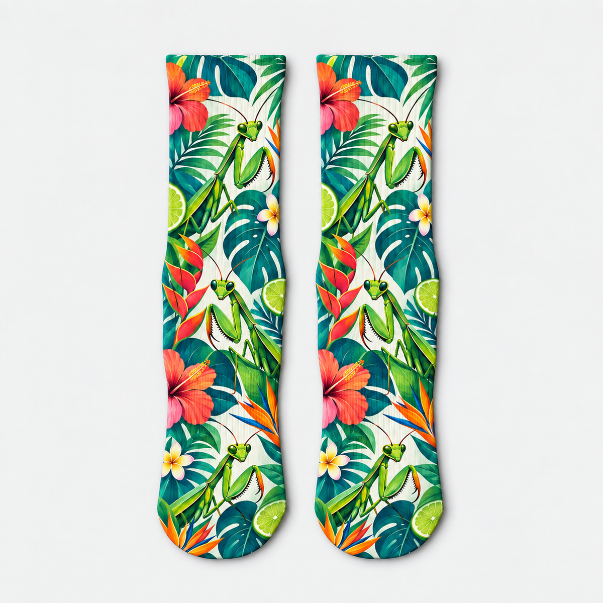 Insects Tropical Mantis socks