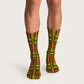 African Patterns Crew Socks (5 Pairs)