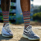 African Patterns Crew Socks (5 Pairs)