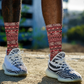 African Patterns Crew Socks (5 Pairs)
