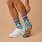 Alien Abducted Again socks