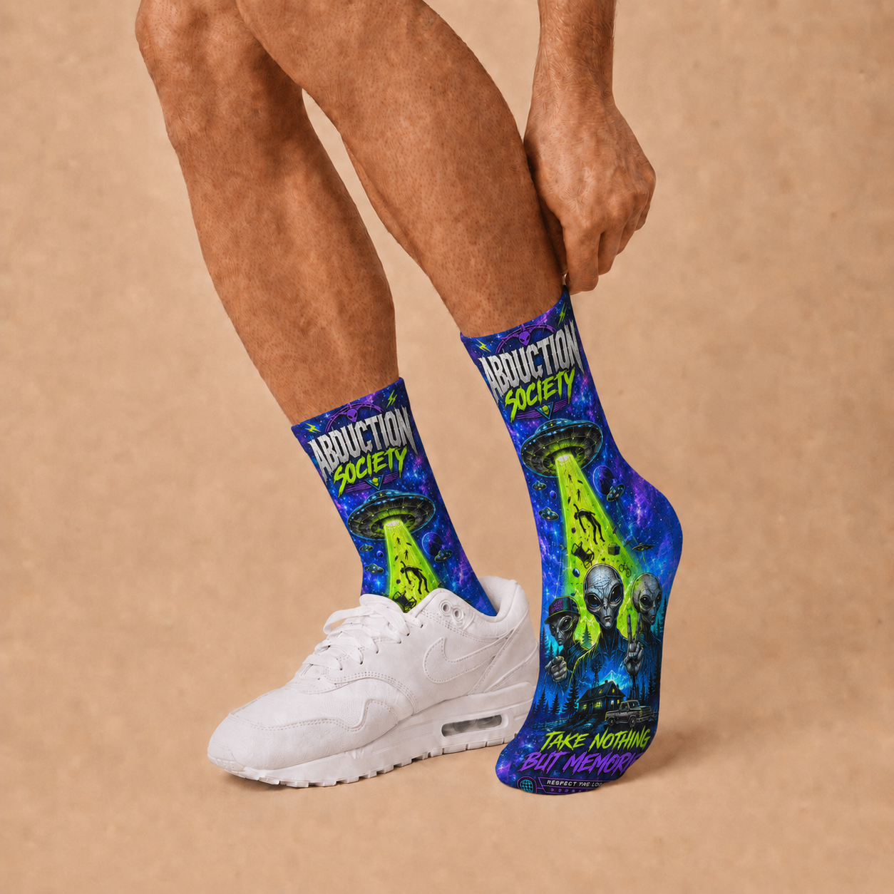 Alien Abduction Society socks