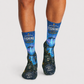Alien Galactic Fishing Club socks