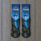 Alien Galactic Fishing Club socks