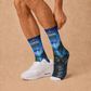 Alien Galactic Fishing Club socks
